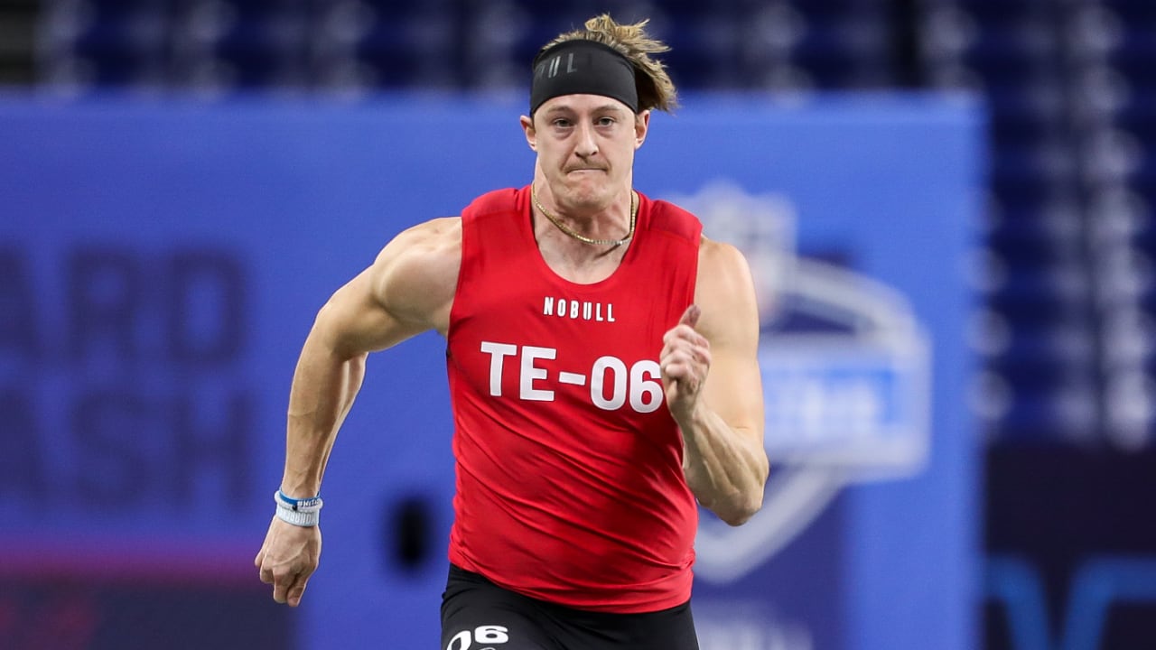 Tight end Zack Kuntz runs official 4.55second 40yard dash at 2023 combine