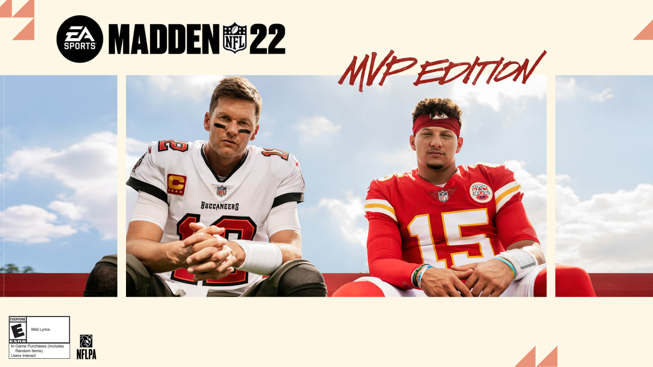 Madden NFL 22 cover features Patrick Mahomes, Tom Brady