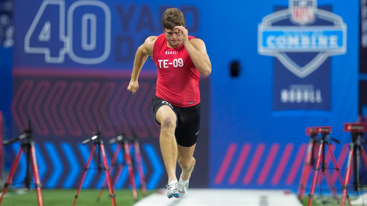 Will Mallory runs 4.54 at NFL combine, fastest among tight ends