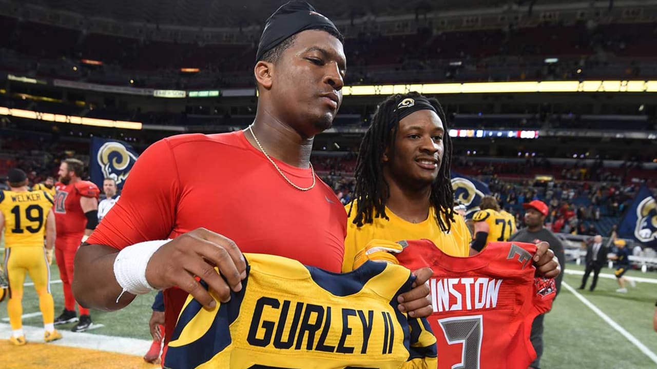 Bucs' Jameis Winston, Rams' Todd Gurley duel for rookie honors