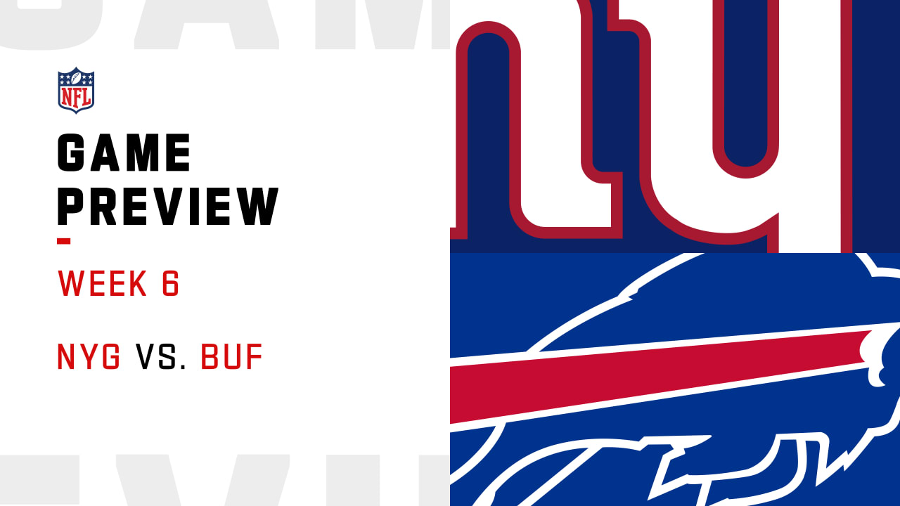 New York Giants Vs Buffalo Bills Preview Week 6 