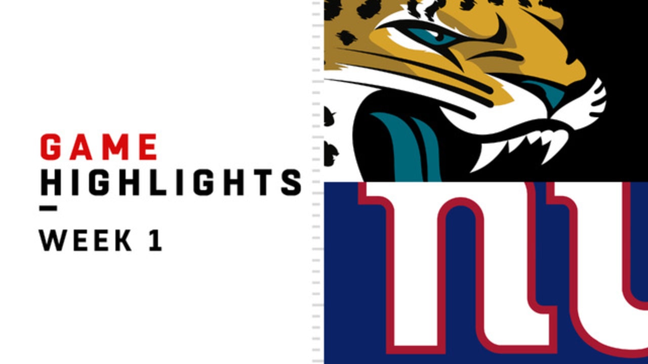 Jaguars Vs. Giants Highlights | Week 1