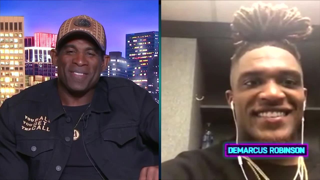 Kansas City Chiefs wide receiver Demarcus Robinson tells Deion Sanders