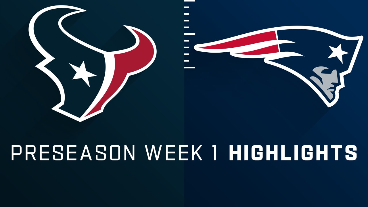 Houston Texans vs. New England Patriots  2023 Preseason Week 1 Game  Highlights 