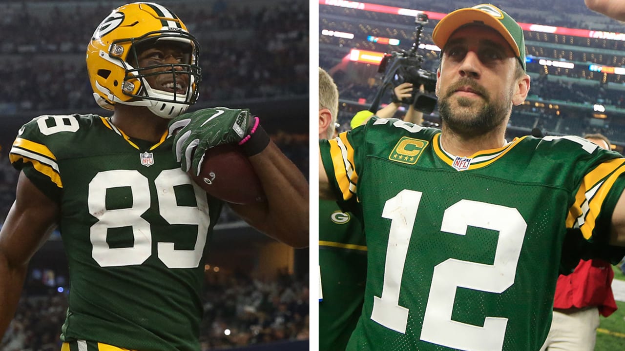 Jared Cook finally played up to Aaron Rodgers' level when the