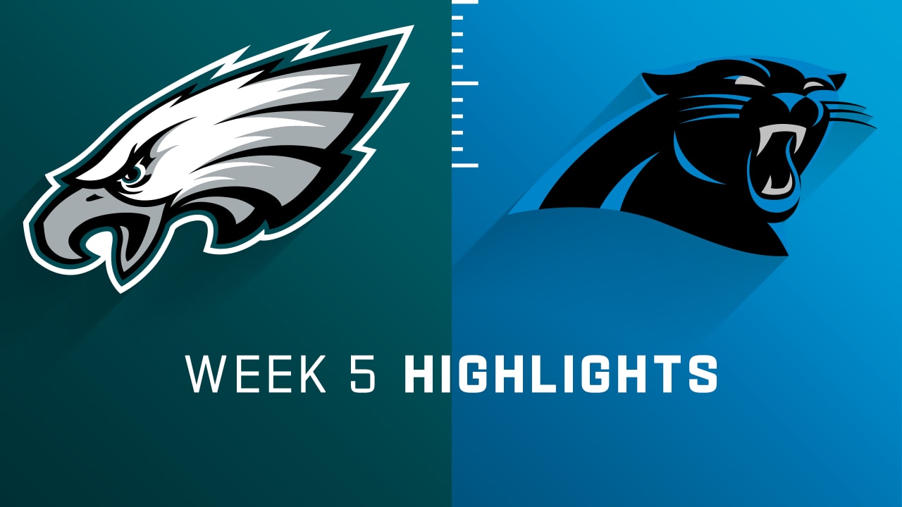 Philadelphia Eagles vs. Carolina Panthers highlights Week 5