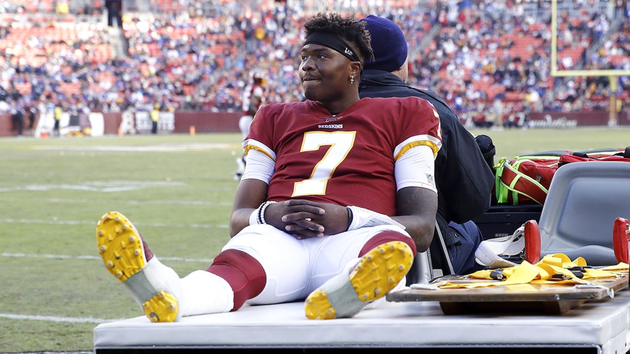 Dwayne Haskins (ankle) ruled out for Redskins' finale