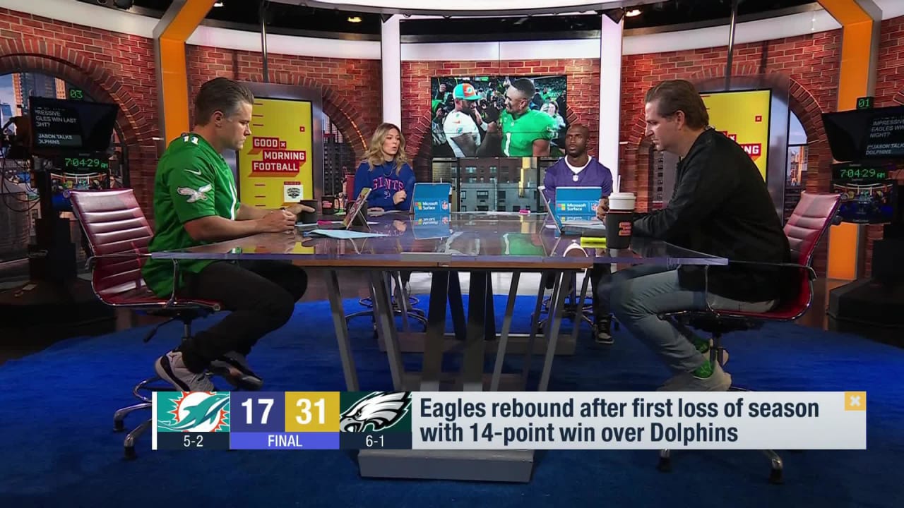 What Stood Out From Miami Dolphins Philadelphia Eagles Week 7 Snf Matchup Gmfb 5285