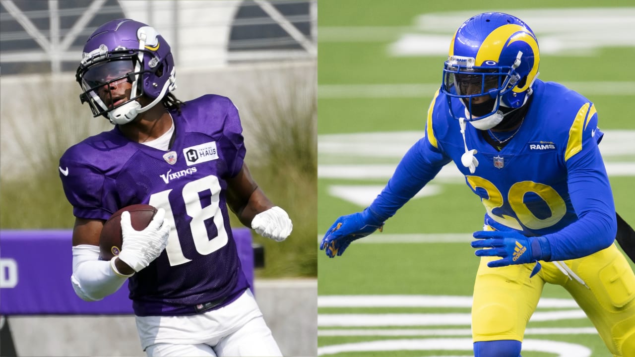 Vikings' Jefferson 'circled' game vs. Rams' Ramsey on calendar