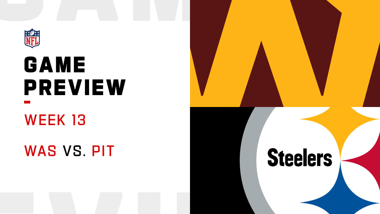 Washington Football Team vs. Steelers Week 13 preview