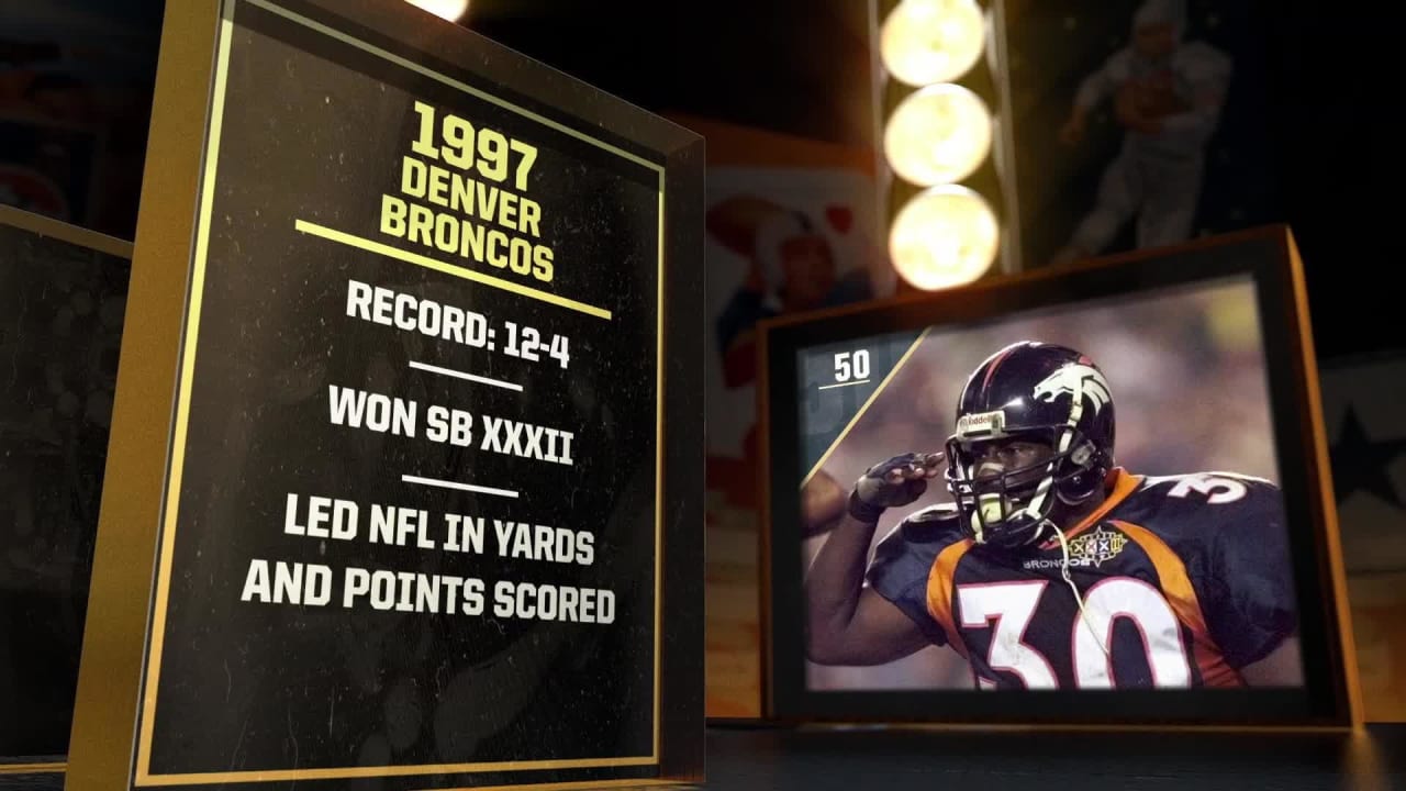  nfl 100 greatest teams no 50 1997 denver broncos