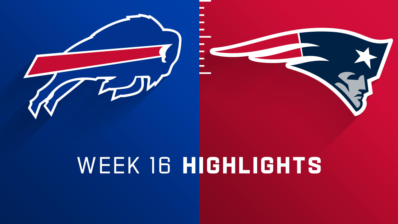 Buffalo Bills vs. New England Patriots highlights Week 16