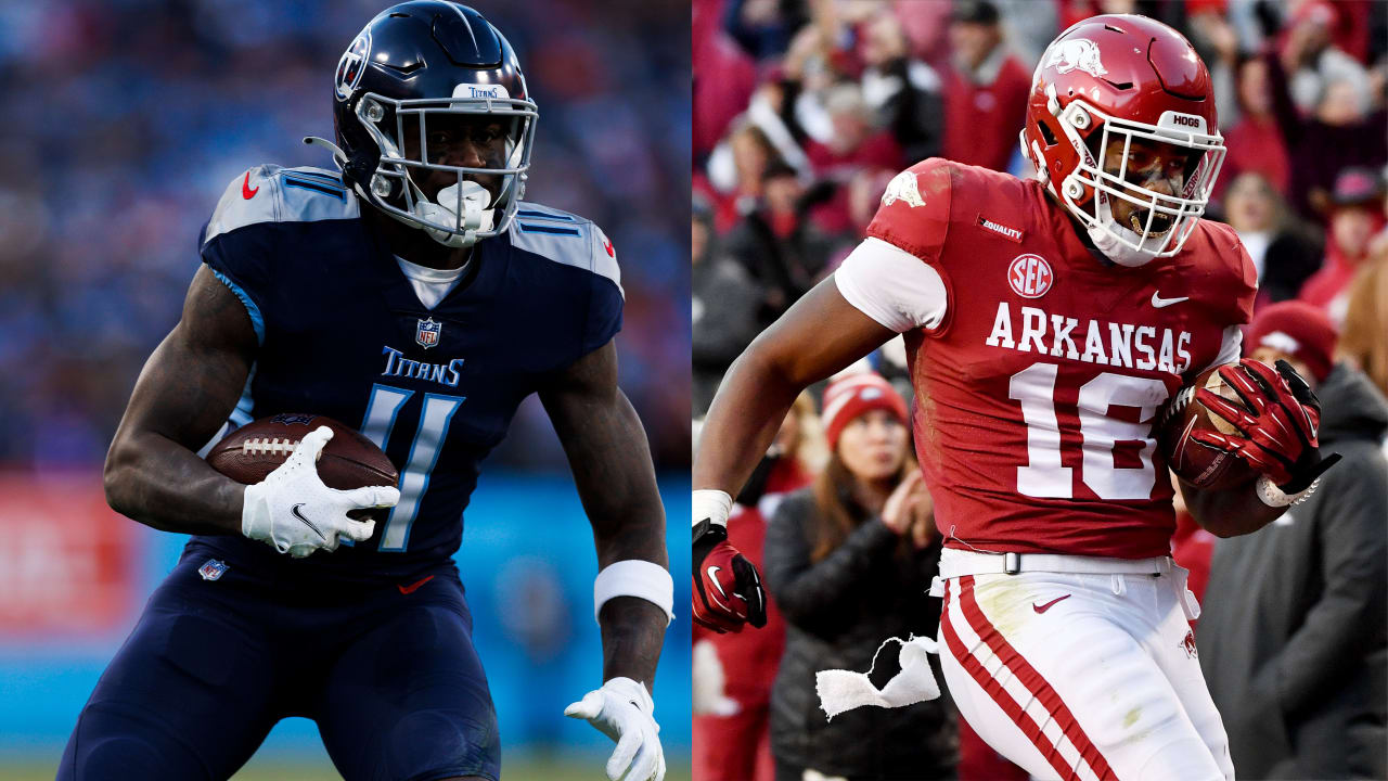 Eagles receive A.J. Brown in trade; Titans select Arkansas WR Treylon Burks  with No. 18 pick in 2022 NFL Draft
