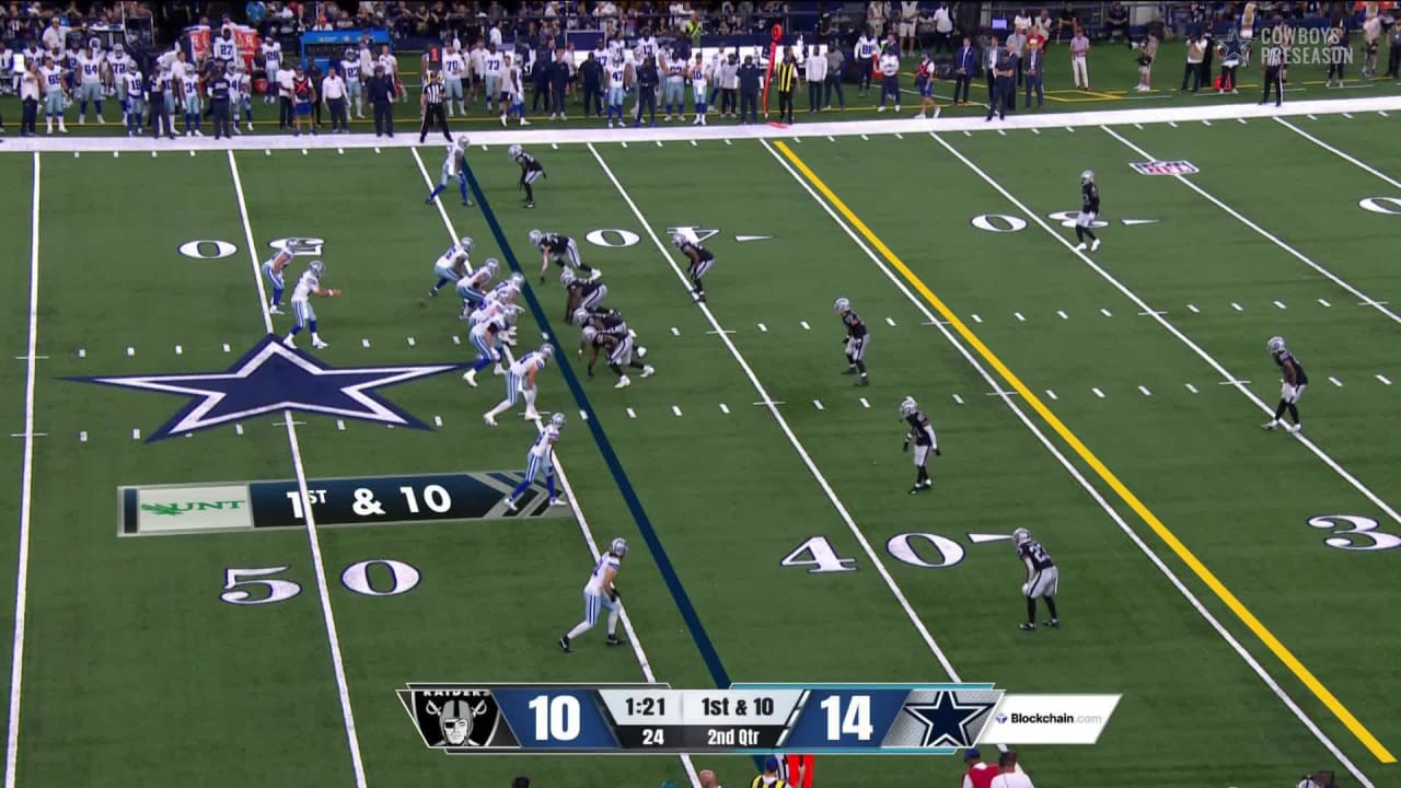 Dallas Cowboys WATCH: Rookie Hunter Luekpe Gets TD - And The Ball