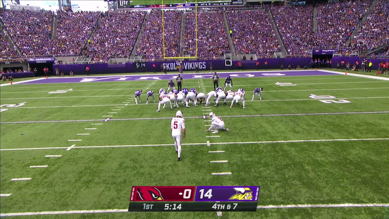 Arizona Cardinals kicker Matt Prater connects on 38yard FG