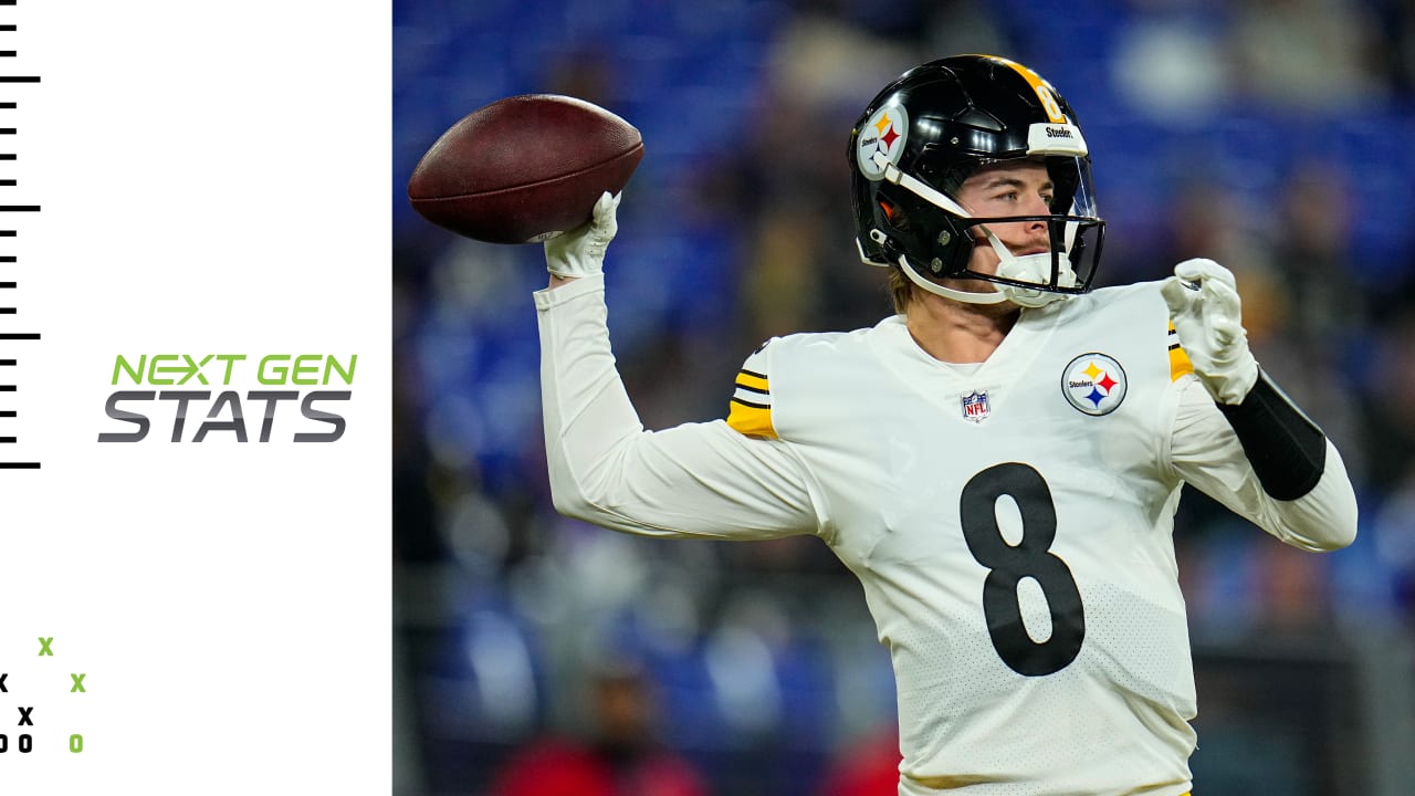 Next Gen Stats Pittsburgh Steelers quarterback Kenny Pickett's 4 most
