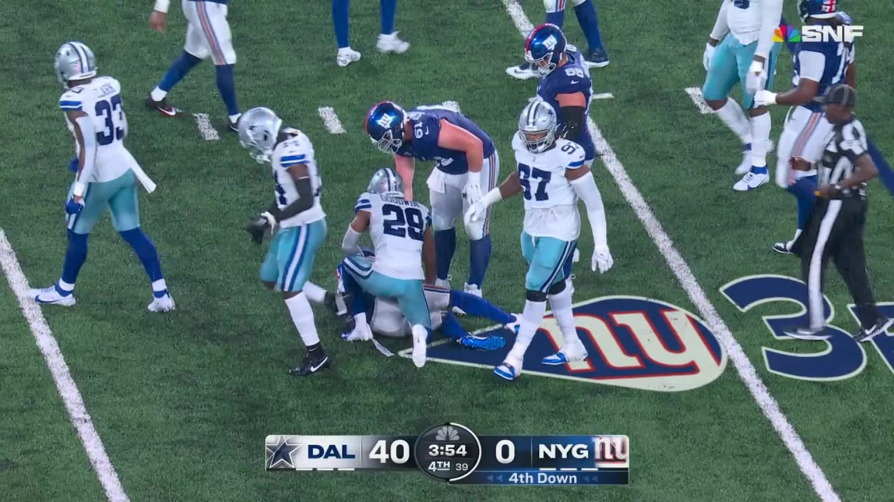 Sunday Night Football highlights: Cowboys-Giants score, top plays