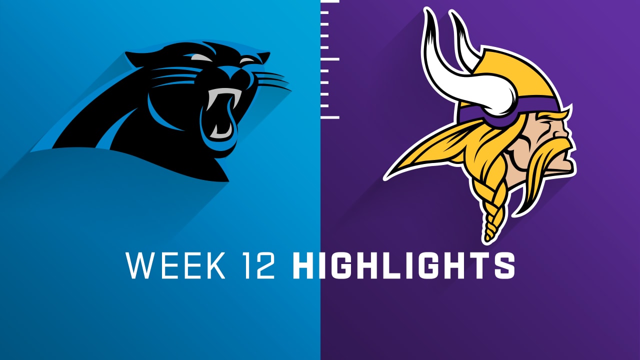 Carolina Panthers vs. Minnesota Vikings highlights Week 12