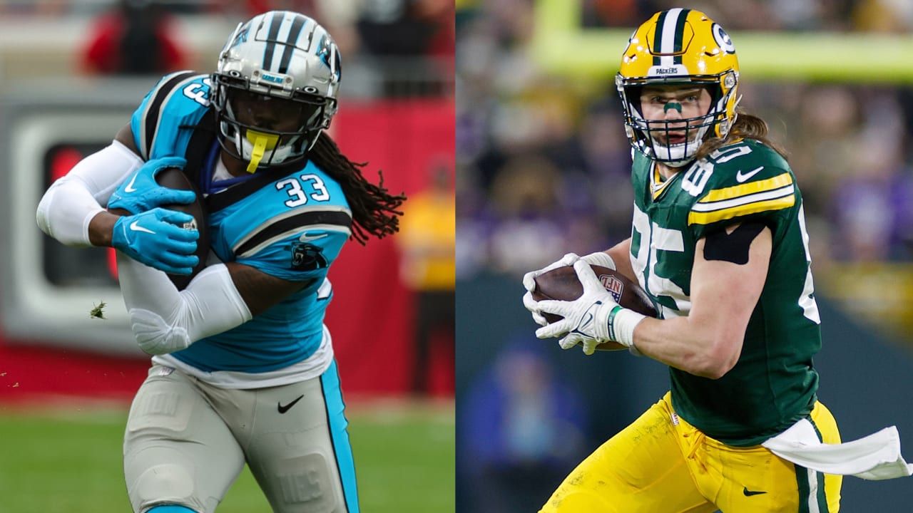 Bears signing former Panthers RB D'Onta Foreman, ex-Packers TE Robert Tonyan