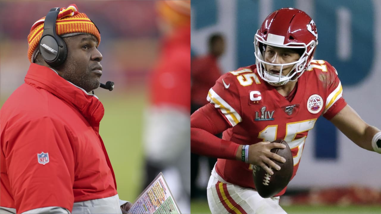 KC Chiefs' Patrick Mahomes supports NFL OC Eric Bieniemy