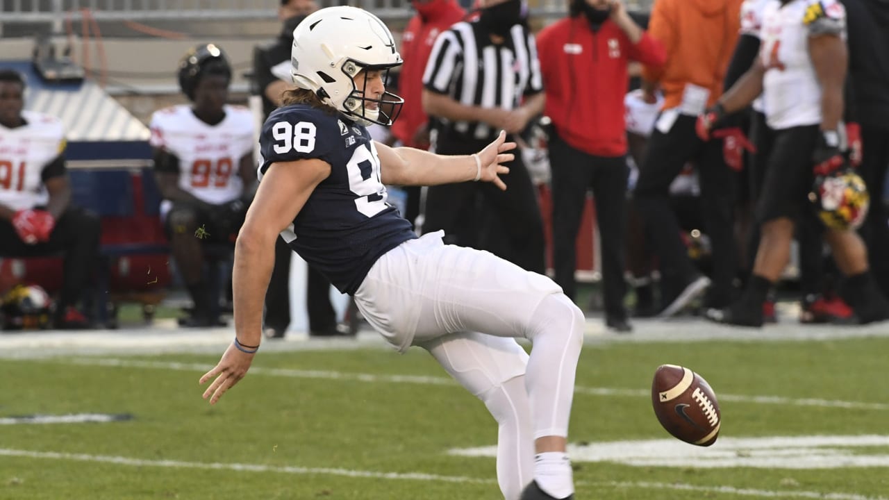 Team Name select Penn State punter Jordan Stout in 2022 NFL Draft