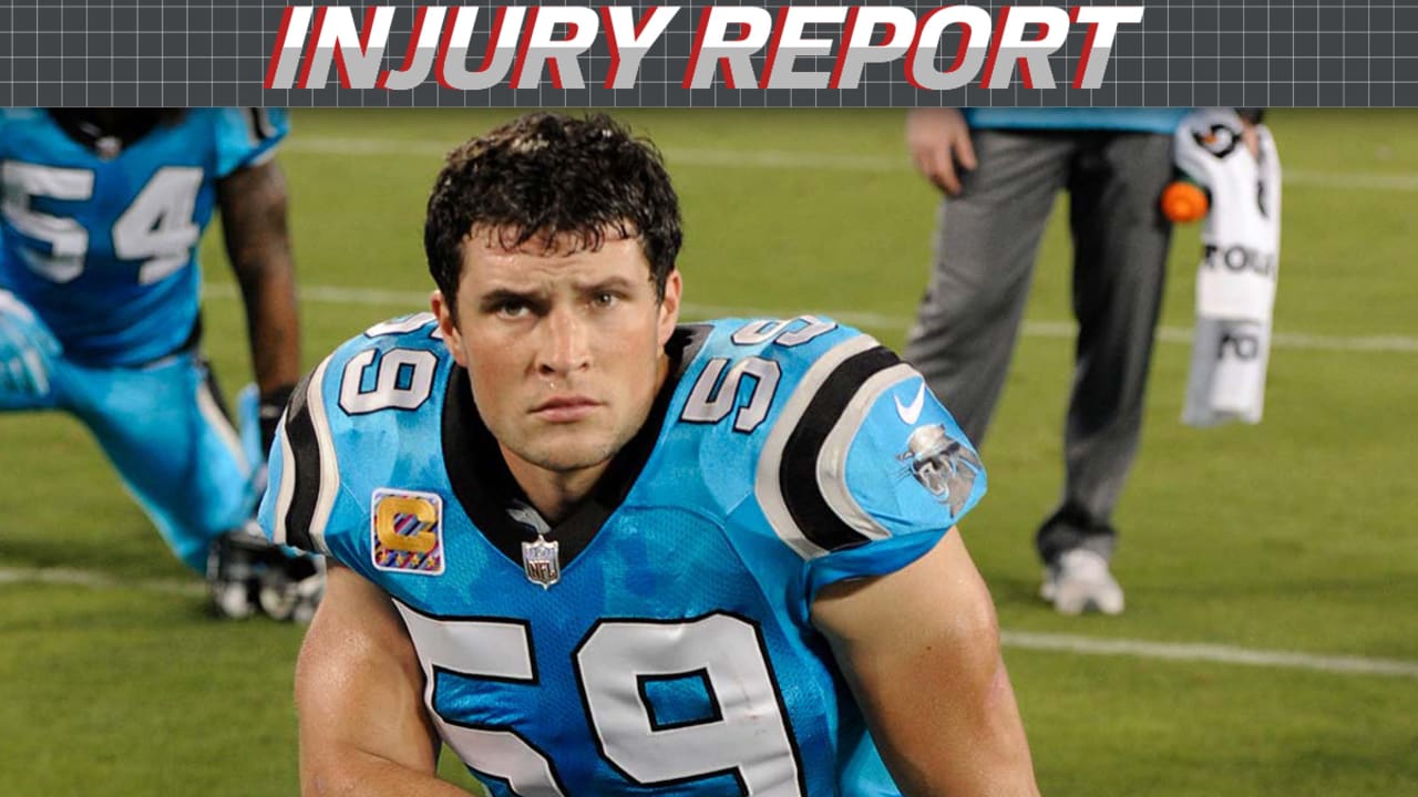 Carolina Panthers LB Luke Kuechly carted off field on TNF