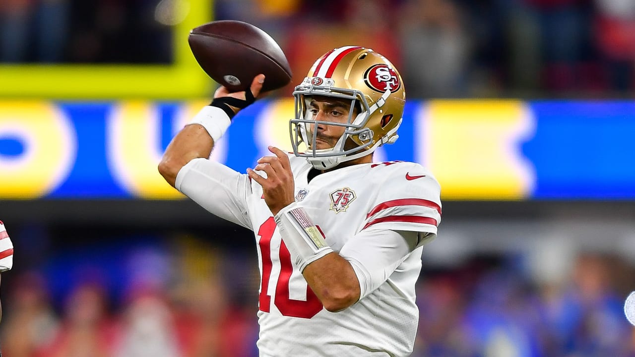 Jimmy Garoppolo's Best Throws from 2-TD Game vs. Rams