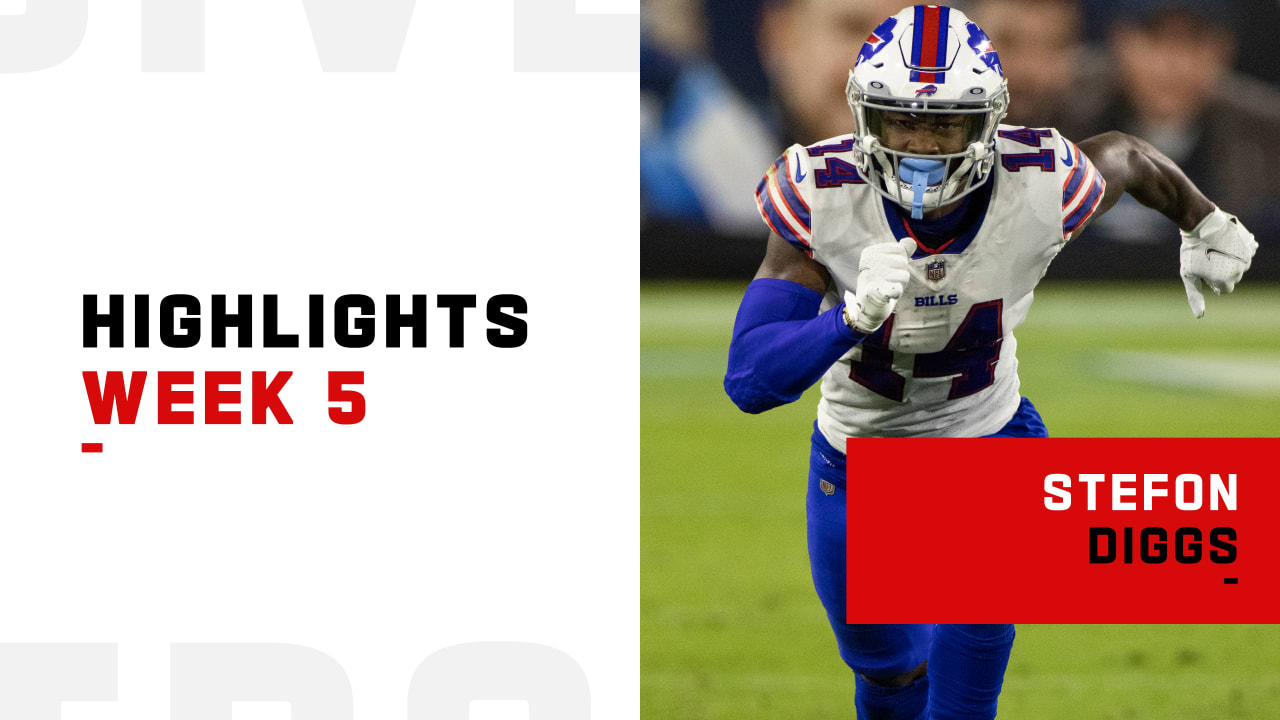 Every catch by Buffalo Bills wide receiver Stefon Diggs from 106