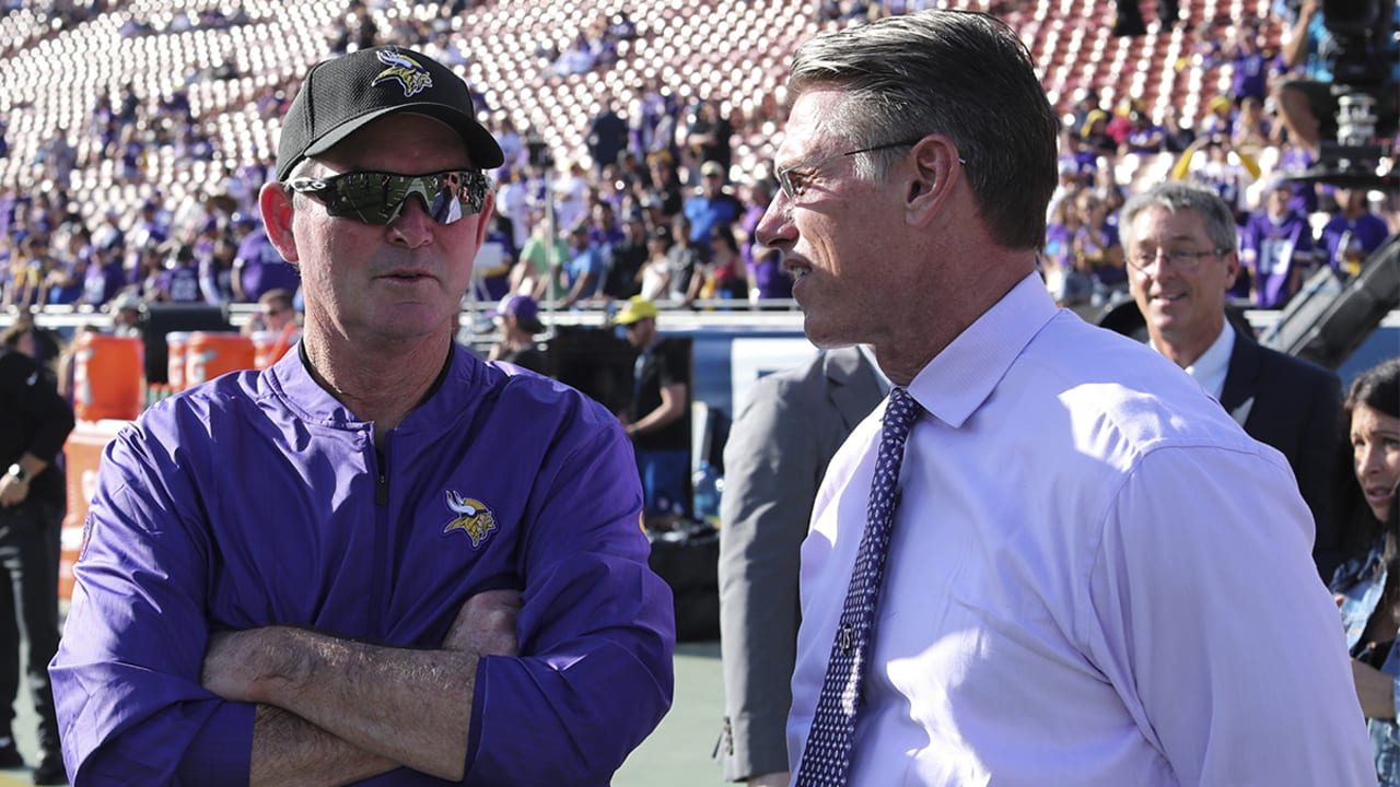 Spielman: Vikings pick up 2020 option on Zimmer's contract