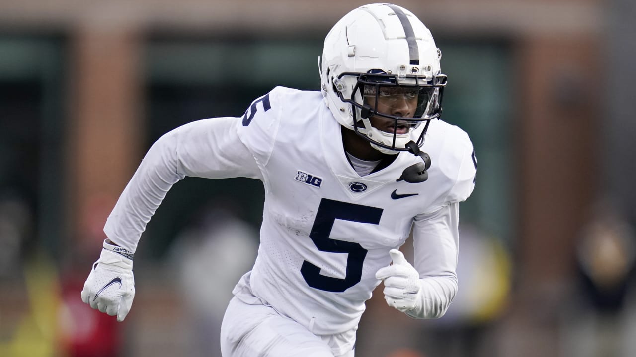 Penn State's Jahan Dotson met with Buffalo Bills at NFL combine