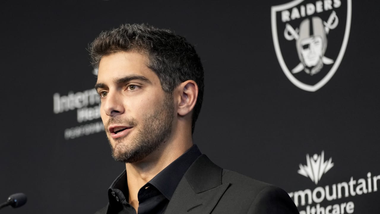 Raiders QB Jimmy Garoppolo (foot) expected to be ready for start of