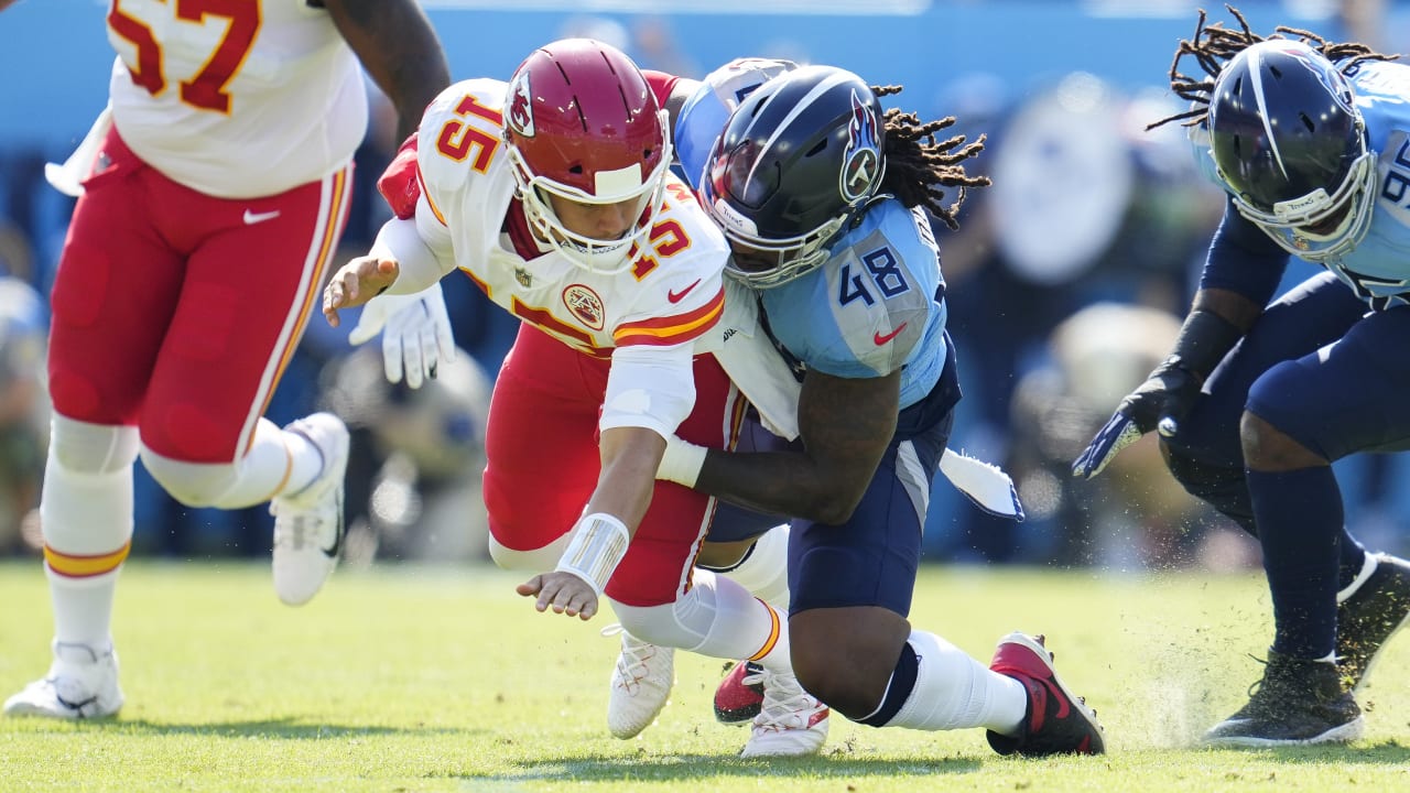 Bud Dupree injury Tennessee Titans Kansas City Chiefs