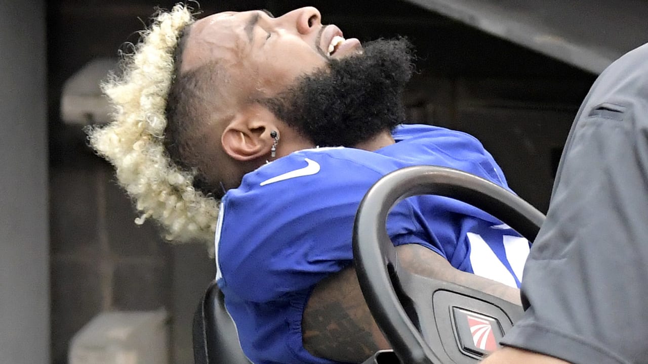 Odell Beckham among four injured Giants receivers