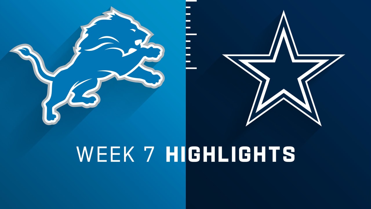 Detroit Lions vs. Dallas Cowboys highlights