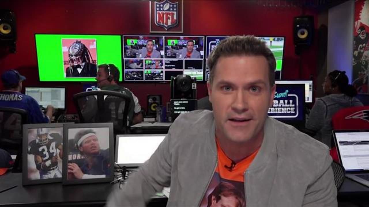 Kyle Brandt makes awkward 'World Wars' joke live on TV with Good Morning  Football on the road in London