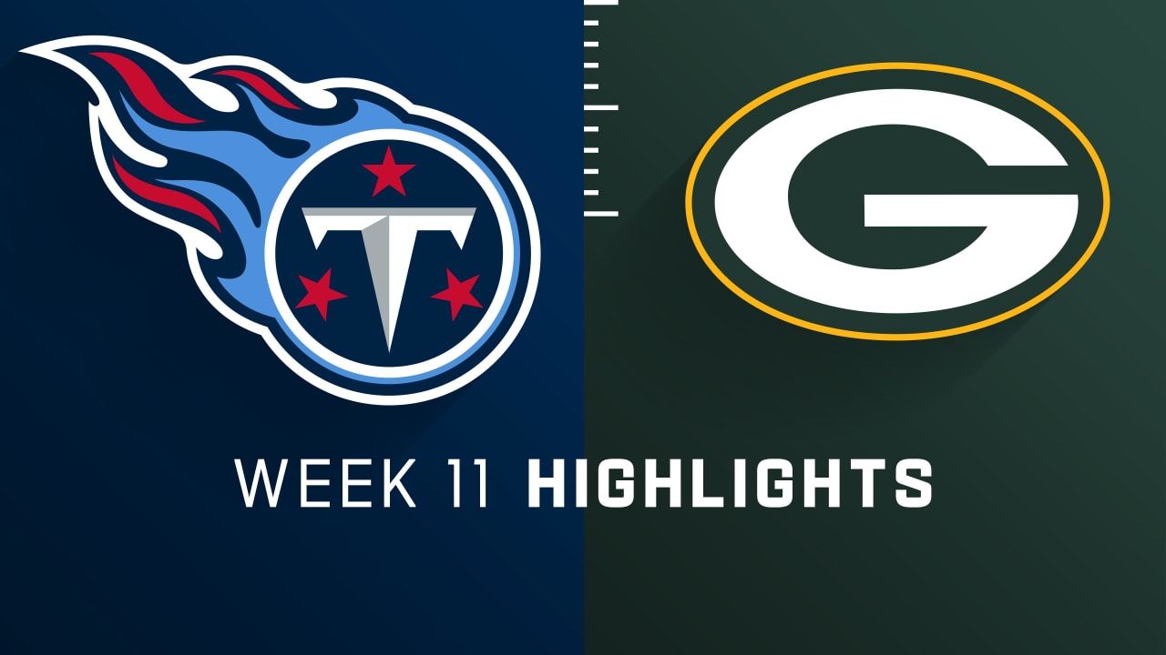 Tennessee Titans vs. Green Packers | Week 11