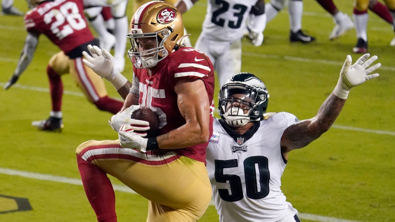 49ers Tight End George Kittle Was Mere Minutes From Catching