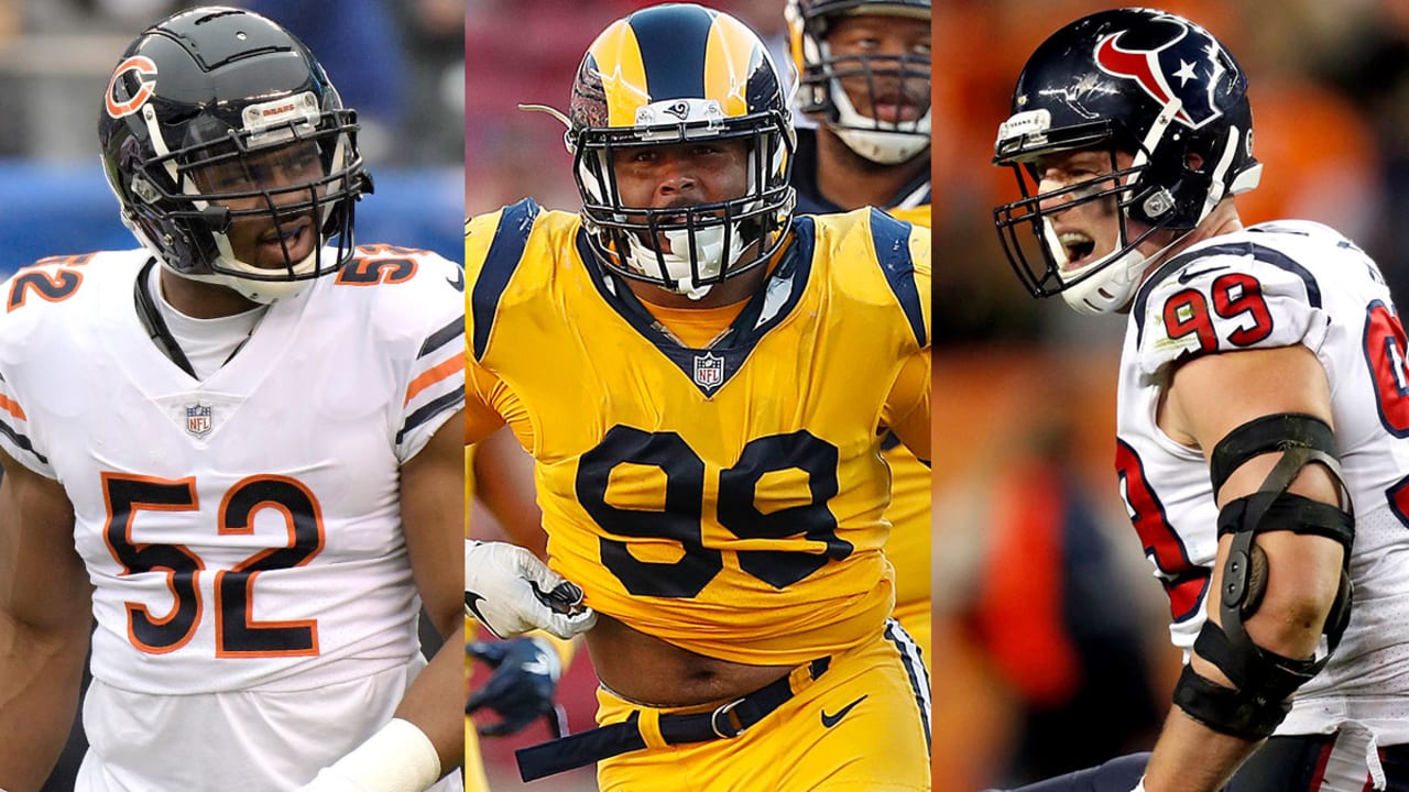 NFL defensive linemen rankings: Aaron Donald, Khalil Mack on 2018 list