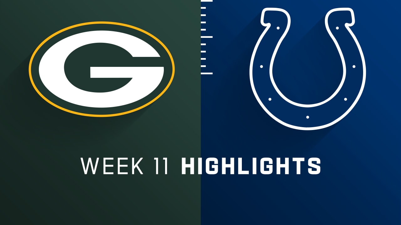 Green Bay Packers vs. Indianapolis Colts highlights Week 11