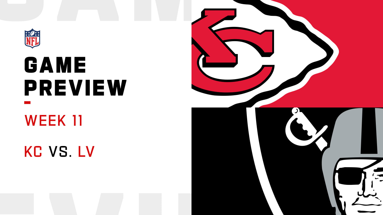 Kansas City Chiefs vs. Las Vegas Raiders preview Week 11