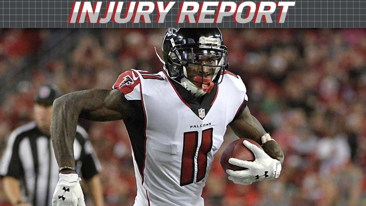 Injury Roundup: Julio Jones Sits Out Falcons Practice