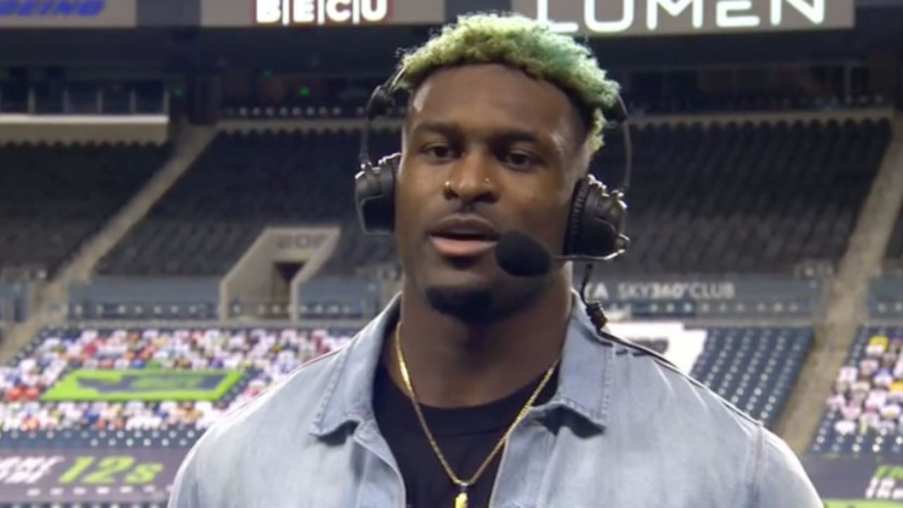 Seattle Seahawks wide receiver DK Metcalf: Quarterback Russell Wilson