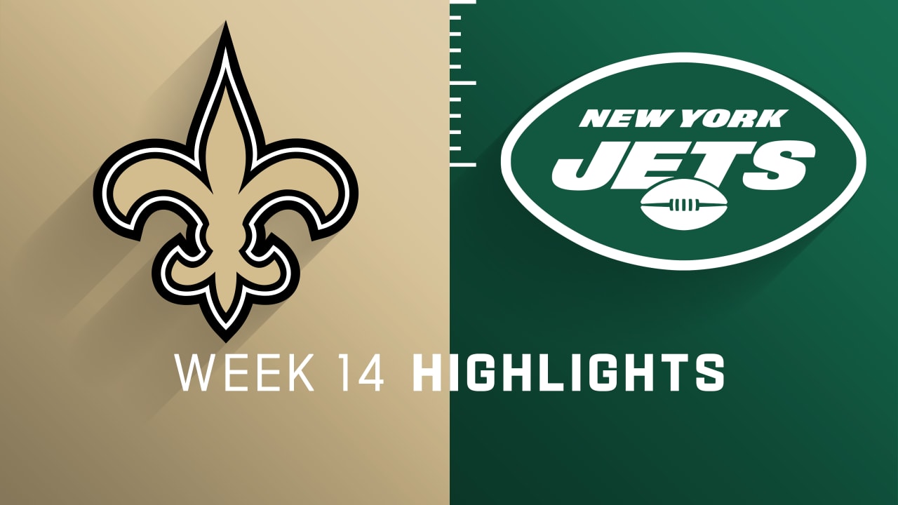 Saints vs. Jets Week 14 Highlights