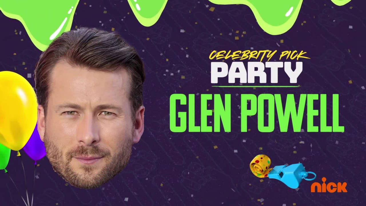 Celebrity pick party vs. Glen Powell 'NFL Slimetime'