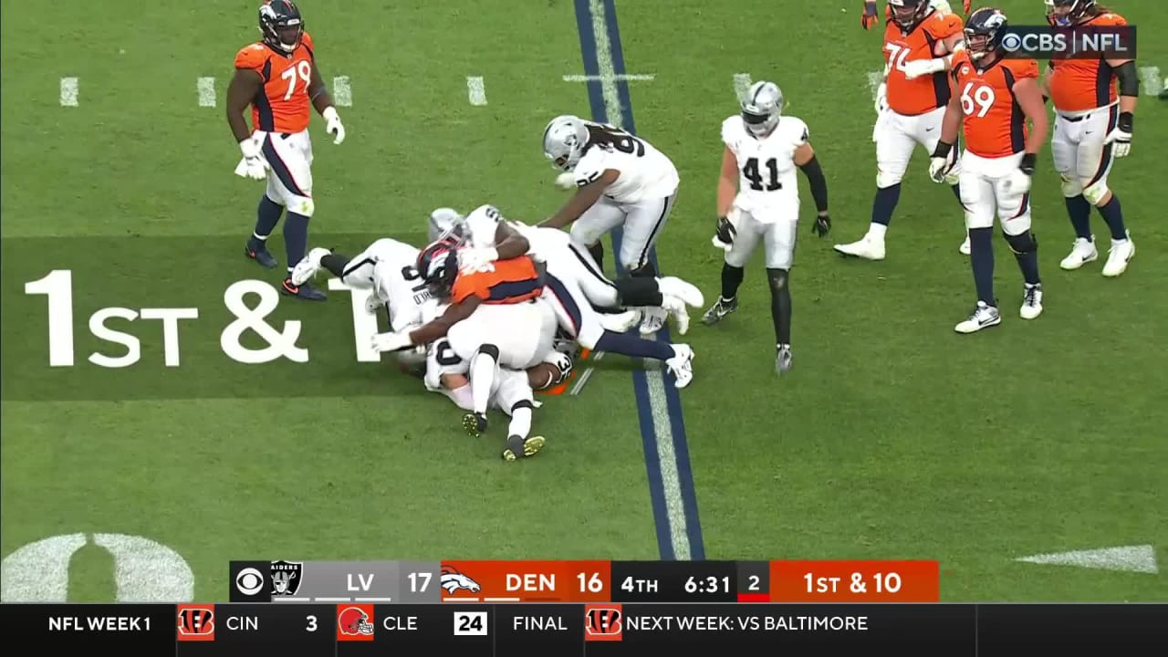 Denver Broncos' top plays vs. Las Vegas Raiders