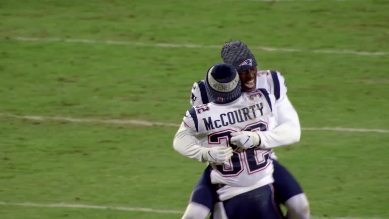 New England Patriots safety Devin McCourty and cornerback Jason