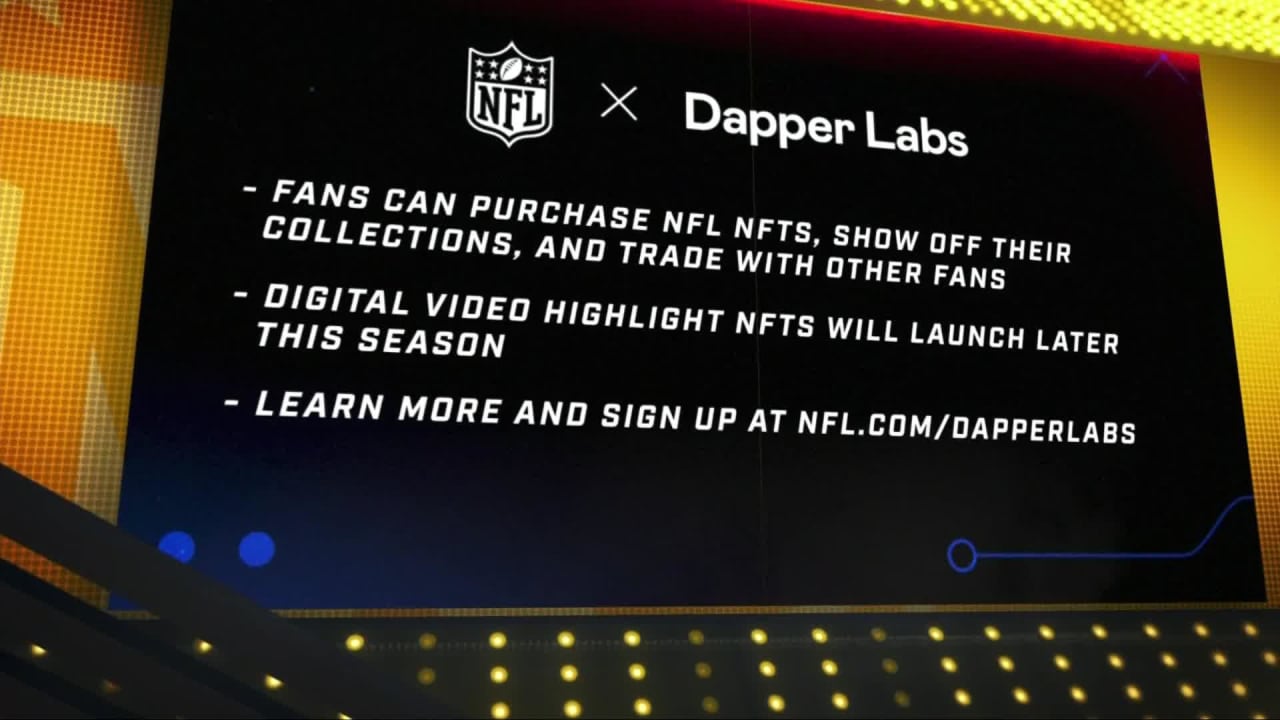 NFL Network's Colleen Wolfe introduces NFL x Dapper Labs NFT