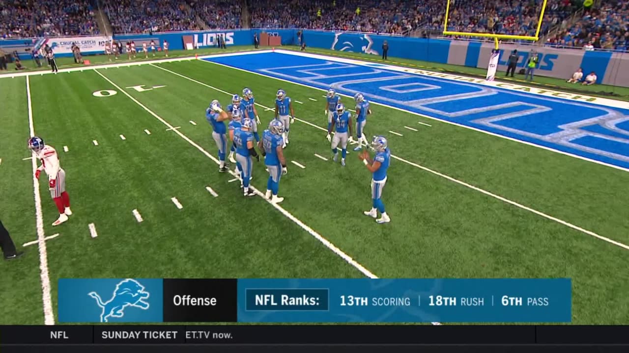 New York Giants vs. Detroit Lions highlights