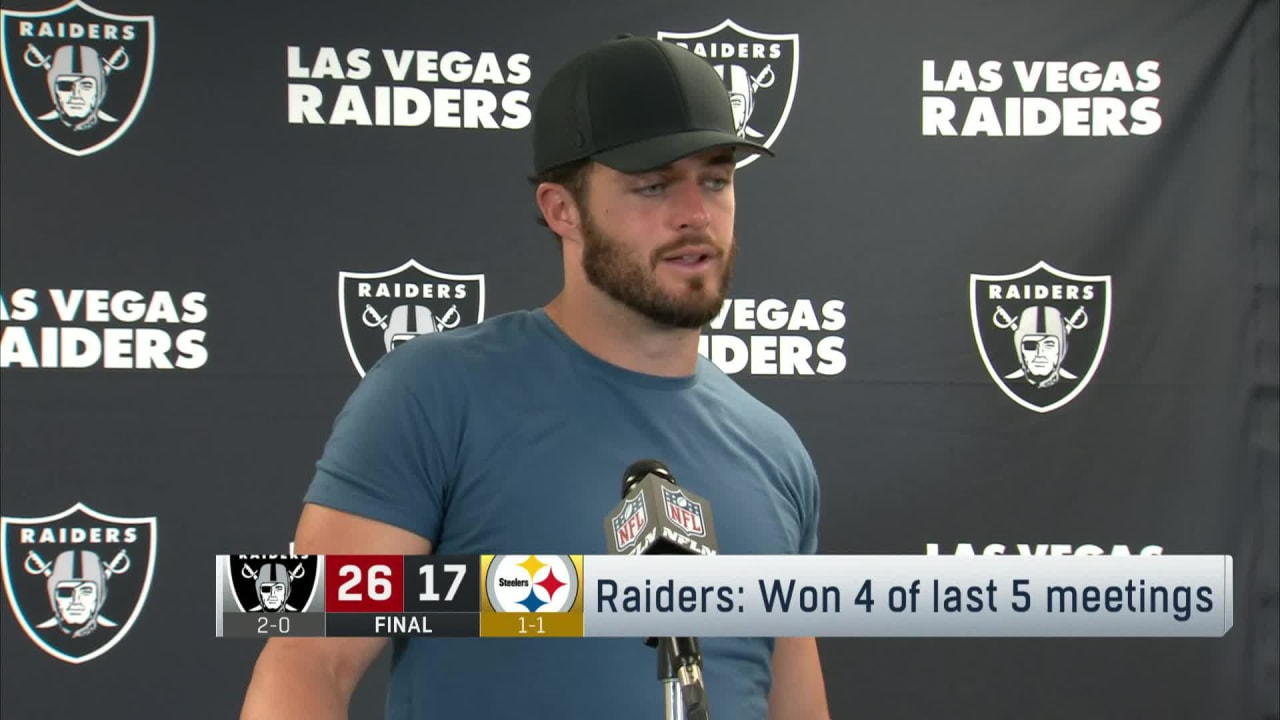 Raiders beat Steelers 26-17, 2-0 to start the season