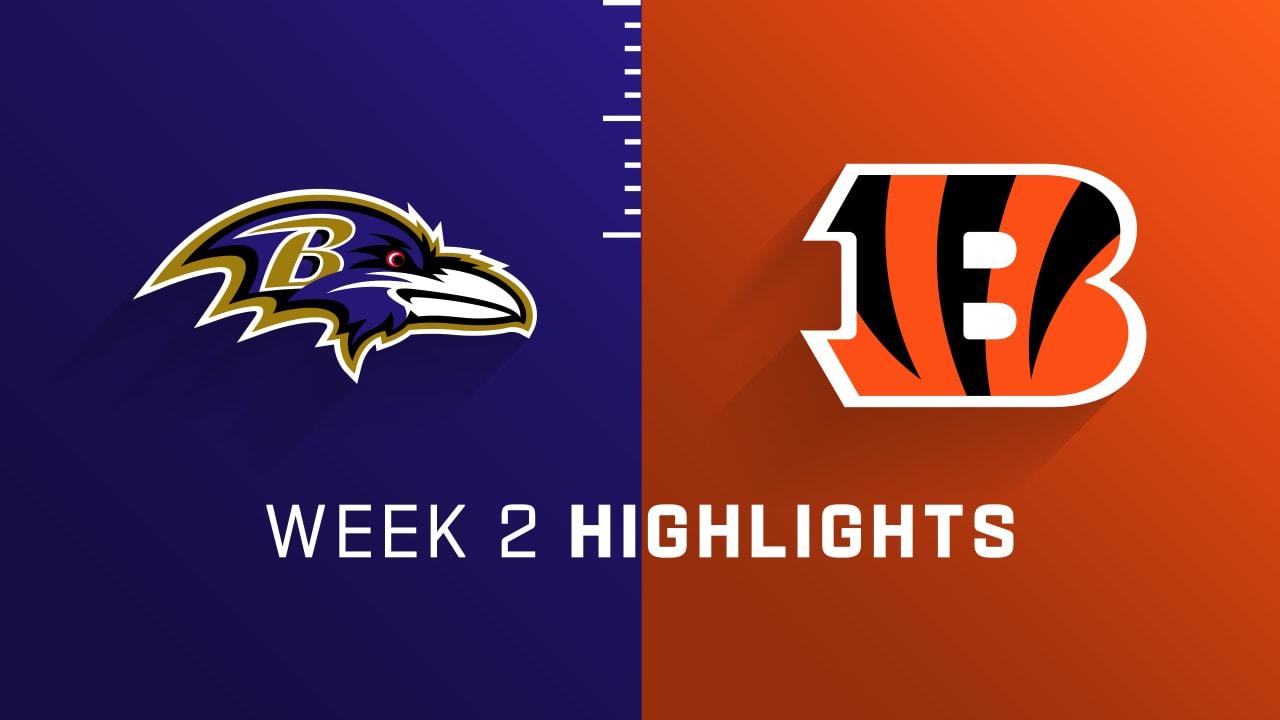 Baltimore Ravens vs. Cincinnati Bengals highlights Week 2